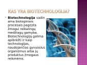 Biotechnologijos skaidrės 2 puslapis