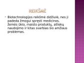 Biotechnologijos skaidrės 3 puslapis