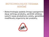 Biotechnologijos skaidrės 8 puslapis
