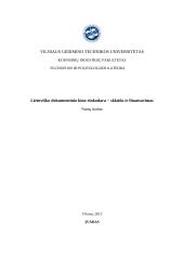 Lietuviško dokumentinio kino rinkodara − sklaida ir finansavimas