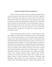 Kooperacijų judėjimas Lietuvoje: iki  pirmojo pasaulinio karo ir po jo, pajutus globalios ekonomikos poveikį 3 puslapis