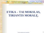 Viešojo administravimo etika skaidrės 5 puslapis