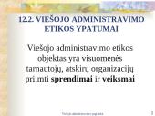 Viešojo administravimo etika skaidrės 7 puslapis