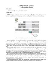 ARP protokolo tyrimas 1 puslapis