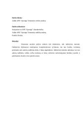 APB "Apranga" finansų analizė 4 puslapis