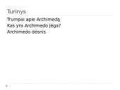 Archimedo dėsnis 2 puslapis