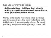 Archimedo dėsnis 4 puslapis