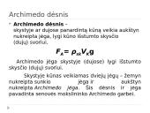 Archimedo dėsnis 5 puslapis