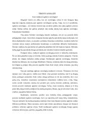 Teksto „Sociology of Education. A Unique Perspective for Understanding Schools“ II dalies analizė, santrauka, refleksija 3 puslapis