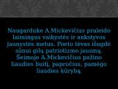 Adomas Mickevičius skaidrės 3 puslapis