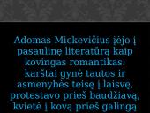 Adomas Mickevičius skaidrės 6 puslapis