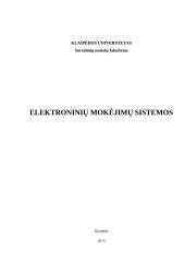 Elektroninių mokėjimų sistemos