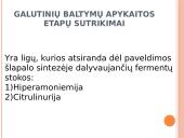 Tarpiniai ir galutiniai baltymų apykaitos sutrikimų padariniai. Nukleoproteinų apykaitos sutrikimai. Podarga. 7 puslapis
