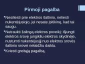 Elektros srovės poveikis žmogaus organizmui skaidrės 6 puslapis