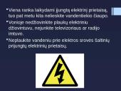 Elektros srovės poveikis žmogaus organizmui skaidrės 9 puslapis