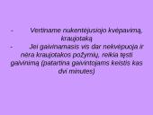 Sergančių ūmiomis ligomis požymiai ir pirmoji pagalba 13 puslapis