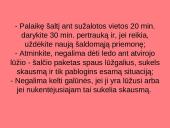 Sergančių ūmiomis ligomis požymiai ir pirmoji pagalba 20 puslapis
