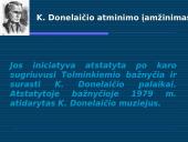 Projektas apie Kristijoną Donelaitį, jo pasiekimus, biografiją 15 puslapis