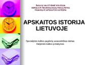 Apskaitos istorija Lietuvoje 