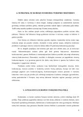 Europos Sąjungos turizmo politika 8 puslapis