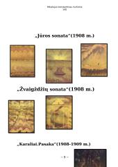 Susipažinimas su M.K.Čiurlioniu 9 puslapis
