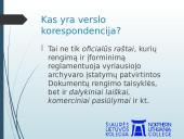 Verslo korespondencija skaidrės 2 puslapis