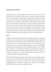 Internationalization of a Hungarian company Research on OTP bank 5 puslapis