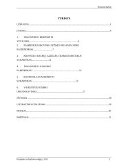 Krabų lazdelių vežimo maršrutu Klaipėda (Lietuva) – Viena (Austrija) technologinio proceso sudarymas 2 puslapis