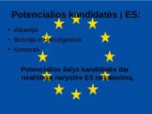 Šalys kandidatės į ES 9 puslapis