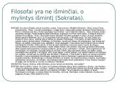 Filosofija - skaidrės 11 puslapis