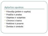Filosofija - skaidrės 15 puslapis