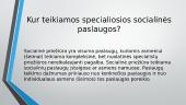Socialinės paslaugos pristatymas 6 puslapis