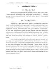 Filosofijos santykis su kitais mokslais 5 puslapis