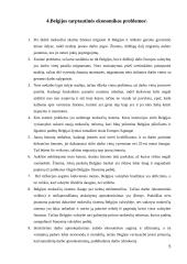 Belgijos tarptautinės ekonomikos trūkumai, privalumai, problemos ir poveikis ES šalių ekonomikai 6 puslapis