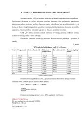 UAB „X“ investicinis projektas 14 puslapis