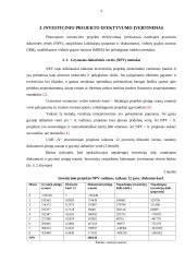 UAB „X“ investicinis projektas 9 puslapis