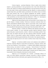 Emigracija, bei pagrindinės jos priežastys skatiniančios žmogų emigruoti iš savo valstybės 4 puslapis