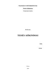 Teisės aiškinimai