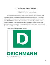 Parduotuvės Deichmann verslo aplinkos analizė 4 puslapis