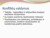 Konflikto samprata, pasekmės ir valdymas 13 puslapis