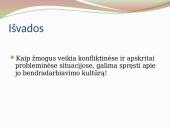 Konflikto samprata, pasekmės ir valdymas 19 puslapis