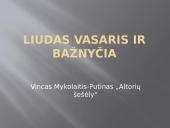 Liudas Vasaris ir bažnyčia 1 puslapis