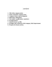 Presentation of the company 2 puslapis