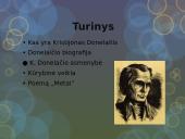 Prezentacija apie Kristijoną Donelaitį 2 puslapis