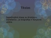 Prezentacija apie Kristijoną Donelaitį 3 puslapis