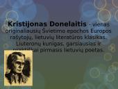 Prezentacija apie Kristijoną Donelaitį 4 puslapis