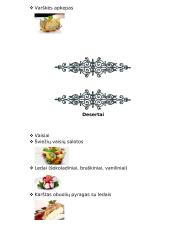 Sudarytas meniu 3 puslapis