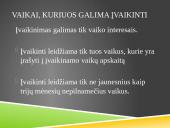 Įvaikinimas skaidrės 7 puslapis