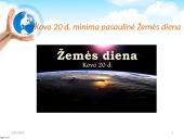 Žemes diena skaidrės 2 puslapis