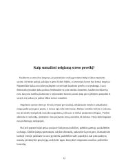 Stresas, jo priežastys ir būdai jį įveikti 13 puslapis